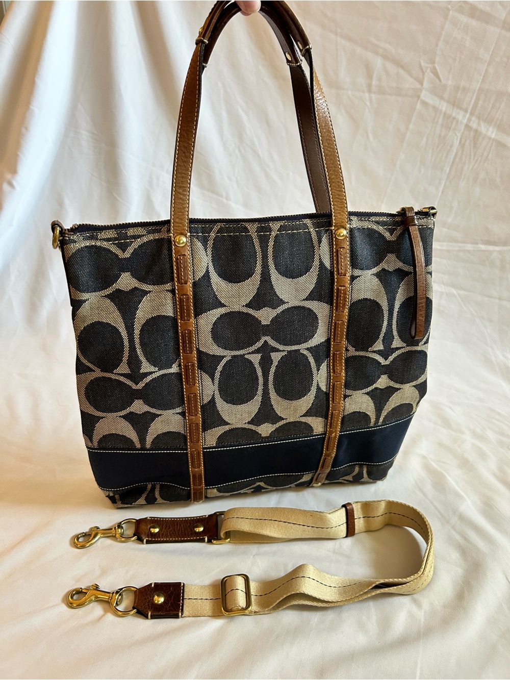 Coach Denim Tote